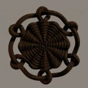 Knot Star Shape Decorative 3d model