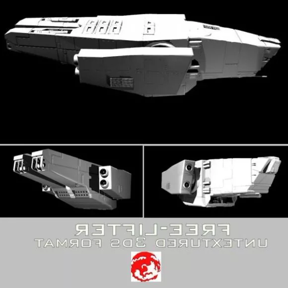 Space Station Concept 3d model