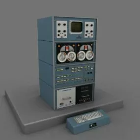Vintage Server Computer Gadget 3d model