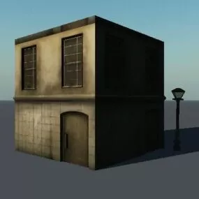 Lowpoly Old House 3d model
