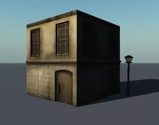 Riverside House 3d model