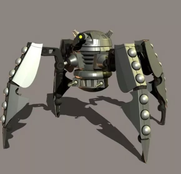 Scifi Robot Soldier 3d model