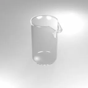 Lab Accessories Beaker 3d model