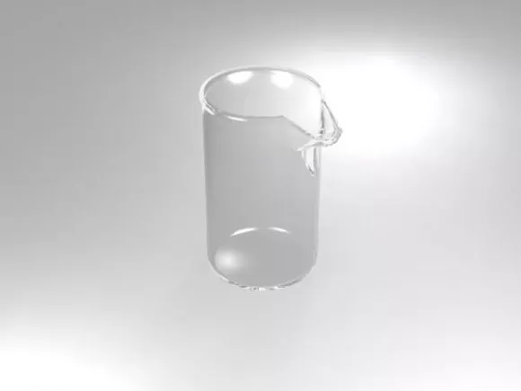Lab Accessories Beaker With Handle 3d model