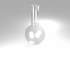 Lab Accessories Boiling Flask 3d model