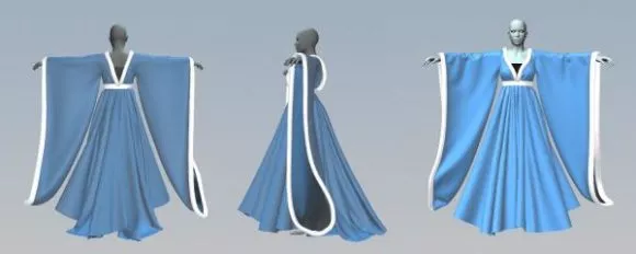 Fantasy Fashion Girl Character 3d model