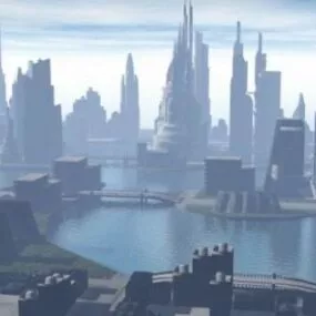 Lake City Skyscraper 3d model