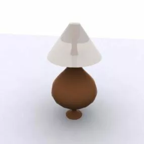 Antique Pot Table Lamp 3d model