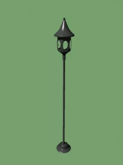 Metal Floor Lamp Boutique Style 3d model