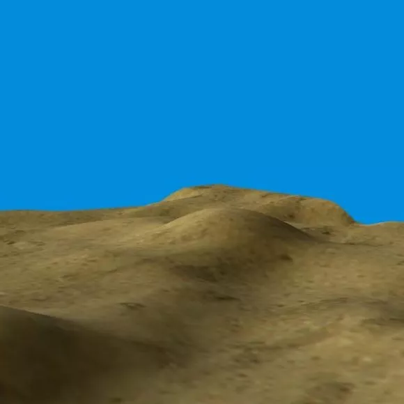Beach Terrain Landscape 3d model