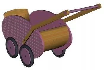 Dog Toy Train 3d model