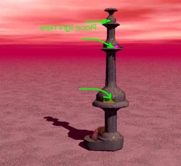 Rustic Column Tool Component 3d model Rustic Column Tool Component 3d model