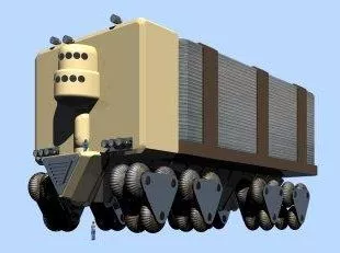 Rustic Yellow Truck 3d model