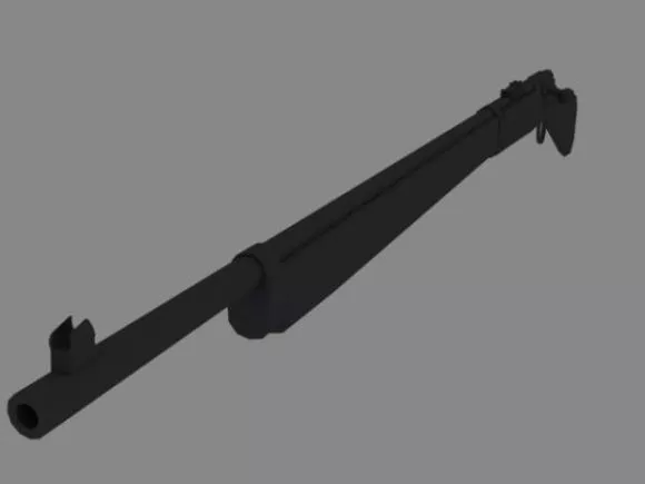 Futuristic Machine Gun 3d model