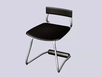 Command Chair Fixed Leg 3d model