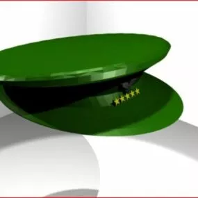 Old Style Police Hat 3d model