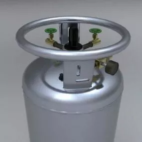 Liquid Nitrogen Tank 3d model
