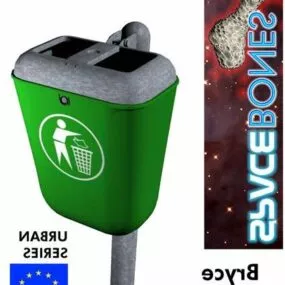 Plastic Trash Bin 3d model