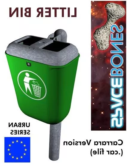 Park Trash Bin 3d model Park Trash Bin 3d model