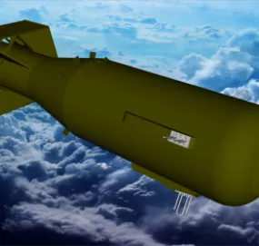Little Boy Nuke Bomb 3d model