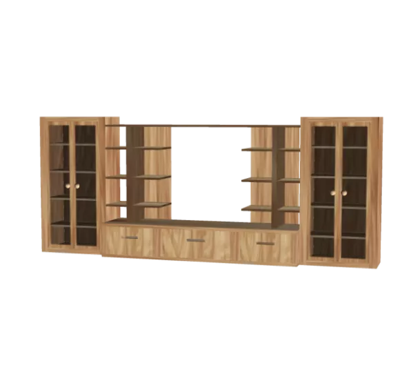 Carved Wall Church Architecture 3d model