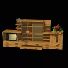 Livingroom Cabinet 3d model
