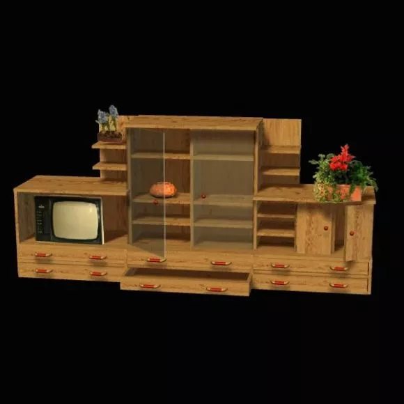 Office Cabinet Library 3d model