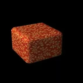 Livingroom Couch Stool 3d model