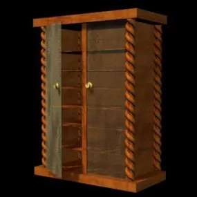Livingroom Vitrine Furniture 3d model
