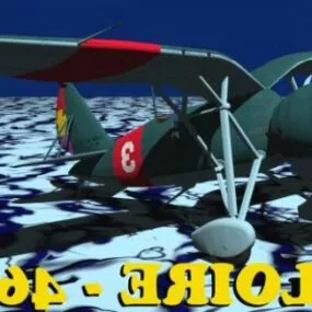 Vantage Fighter Aircraft 3d model
