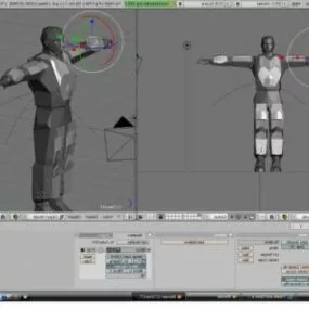 Body Armor Lowpoly Character 3d model