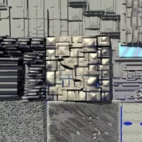 Building Facade Rock Texture 3d model