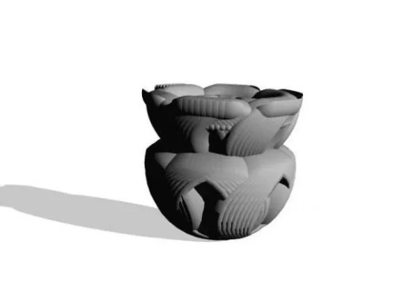 Thin Vase 3d model