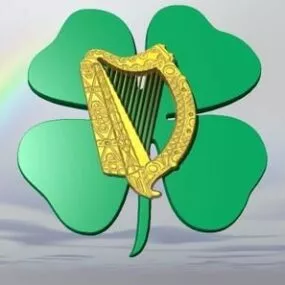 Clover Harp Jewelry Shape 3d model