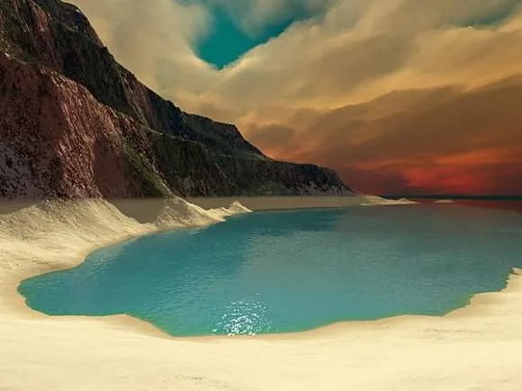 Twist Rocks Terrain Landscape 3d model