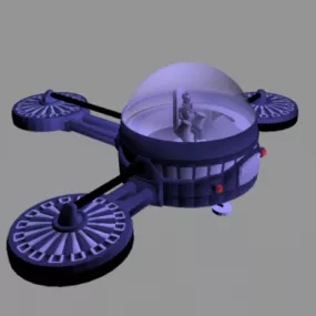 Scifi Station City 3d model