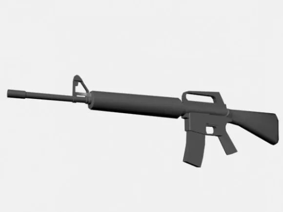 Gun Mwr Usp45 3d model
