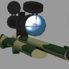 Gun M24 Sniper Rifle 3d model