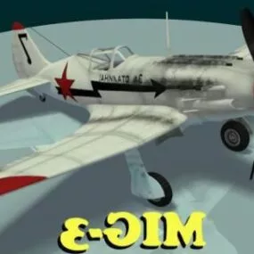 Mig Fighter Aircraft 3d model
