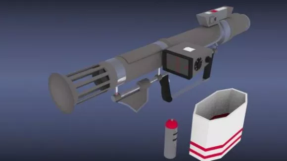 Space Rocket Launch Pad 3d model
