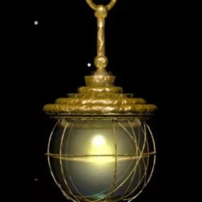 Rustic Magical Lantern 3d model