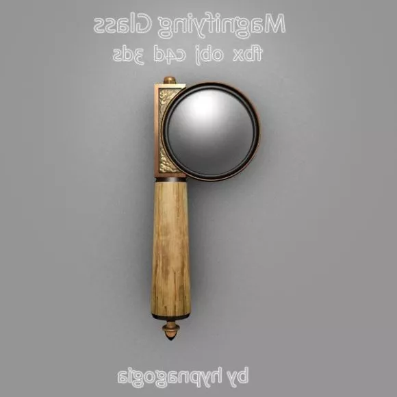 Carved Frame Mirror 3d model