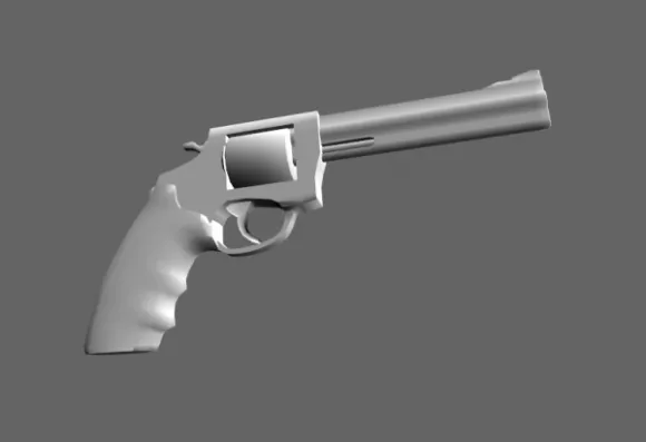 Scifi Gun M24r 3d model