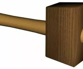 Wood Hammer Tool 3d model