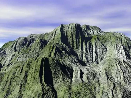 Desert Mountain Landscape 3d model