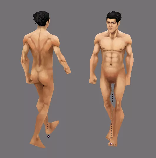 Cartoon Man Character, Warrior Noxian 3d model