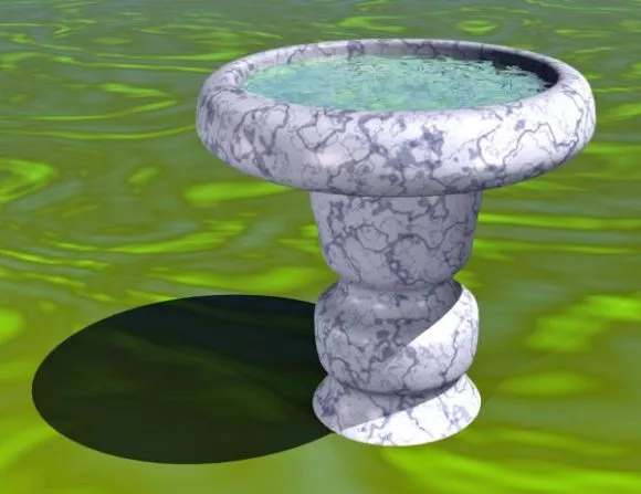 Urn Decoration Base Column 3d model