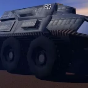 Mars Explorer Vehicle 3d model