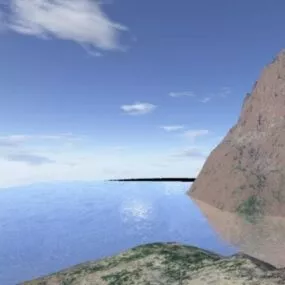 Mars Terrain Landscape 3d model