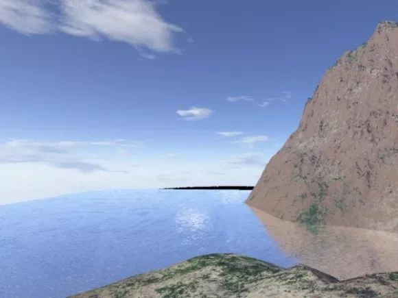 Maze Terrain Landscape 3d model